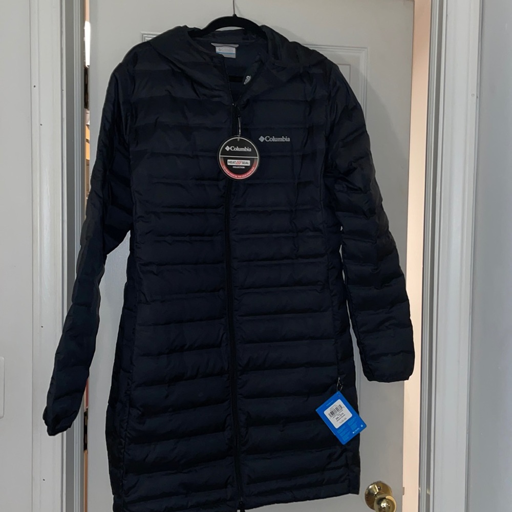 Black Columbia puffer coat
